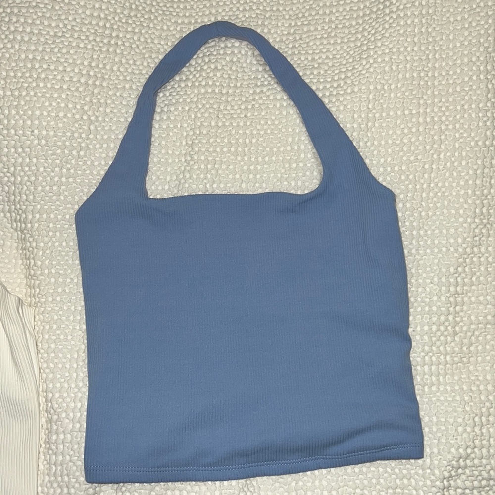 Abercrombie & Fitch Blue Halter Top
